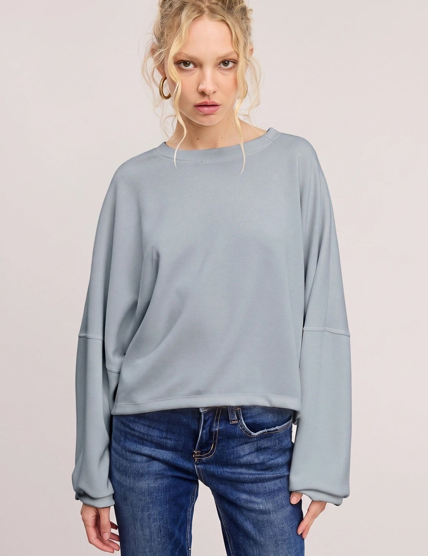 Take A Breather Oversized Scuba Pullover - Westly
