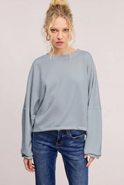 Take A Breather Oversized Scuba Pullover - Westly