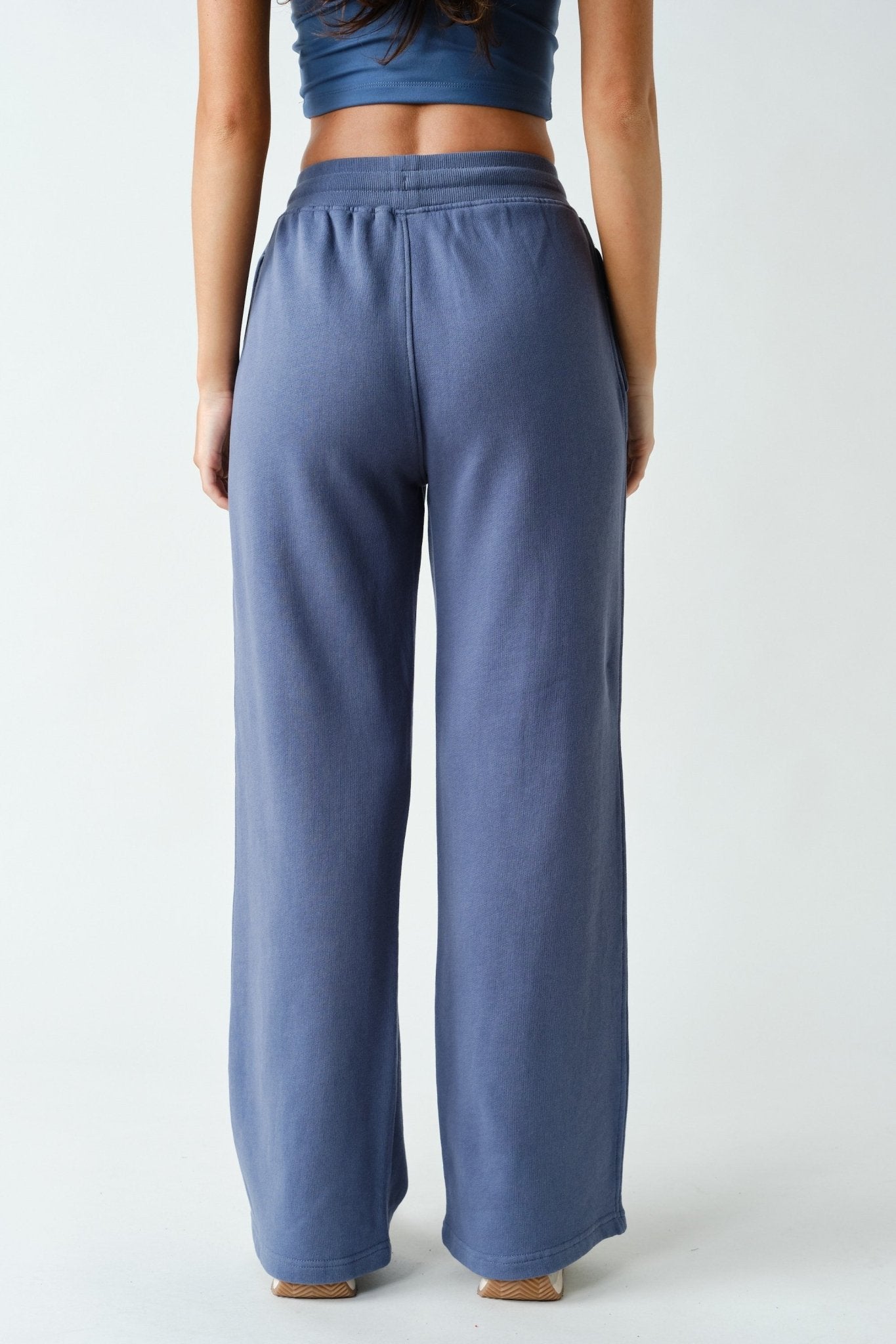 Take Five Washed Wide Leg Sweatpants - Westly