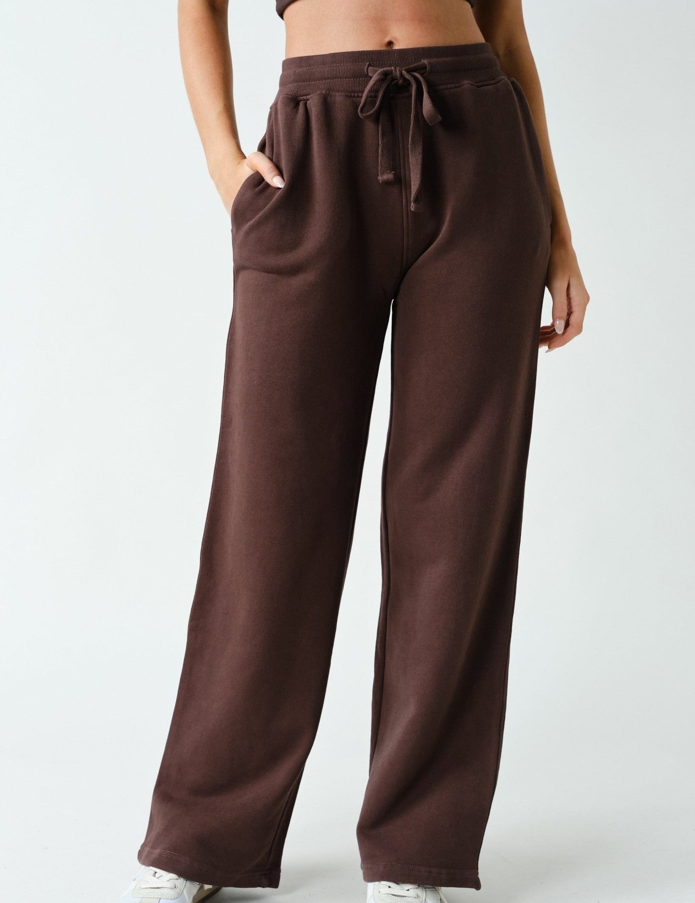 Take Five Washed Wide Leg Sweatpants - Westly