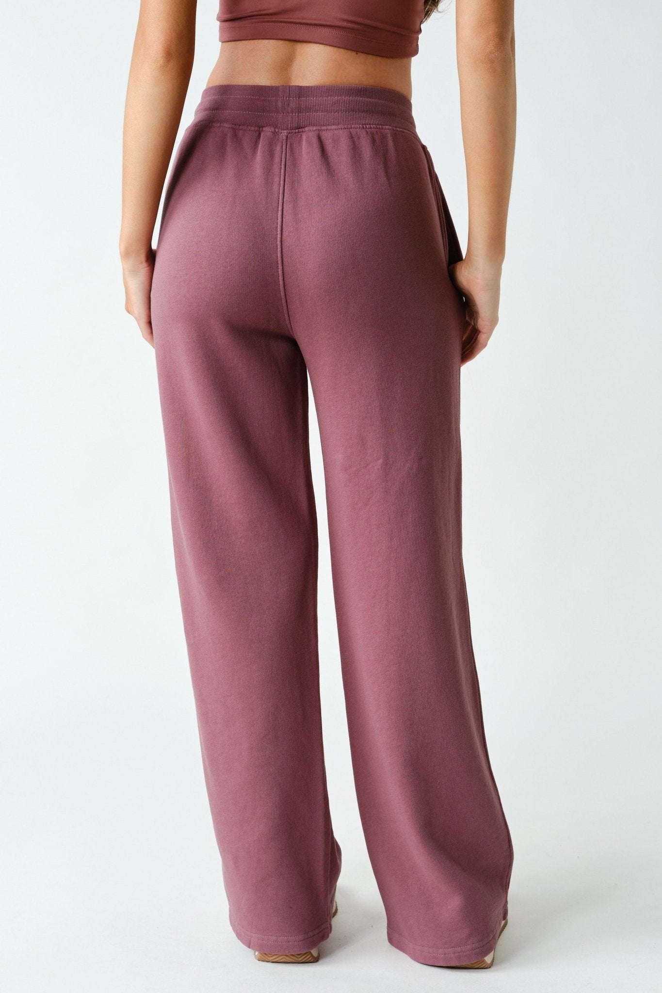 Take Five Washed Wide Leg Sweatpants - Westly