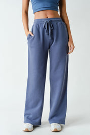 Take Five Washed Wide Leg Sweatpants - Westly