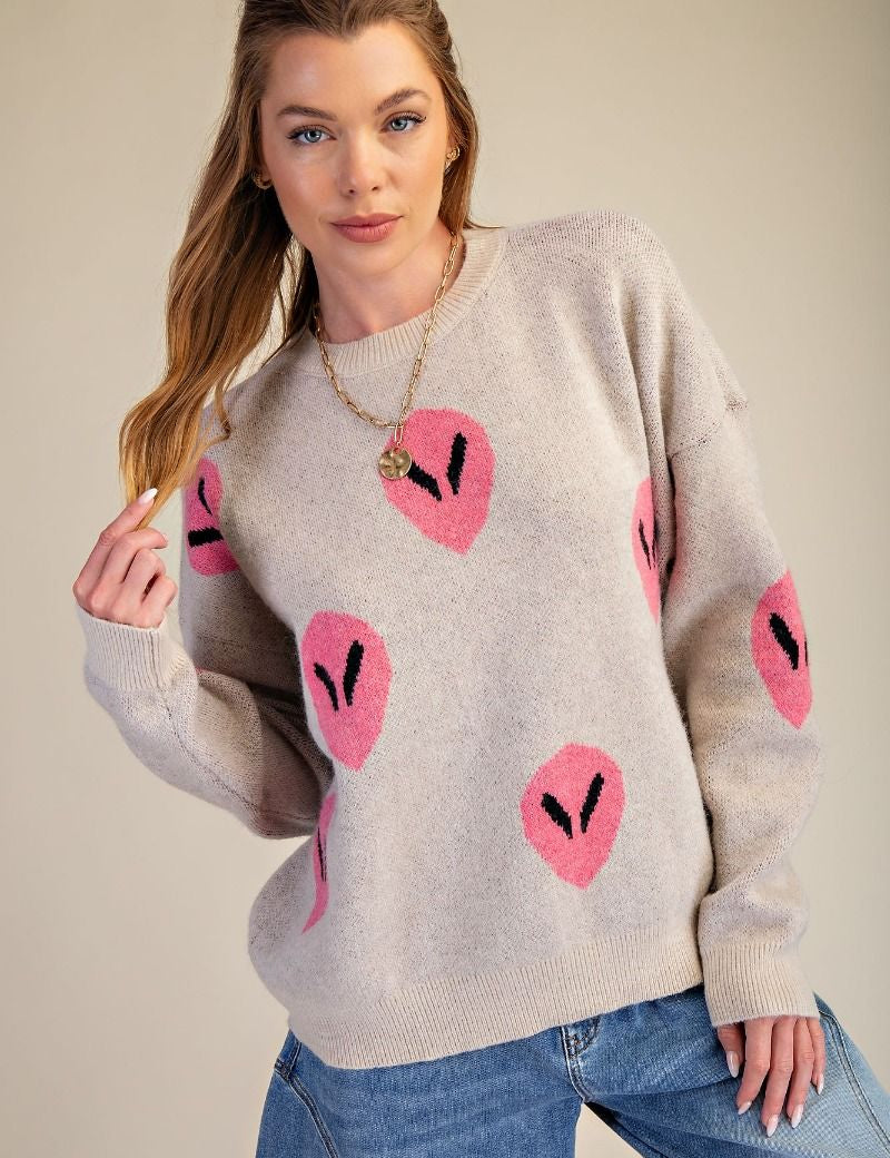 Take Me With You Alien Sweater - Westly
