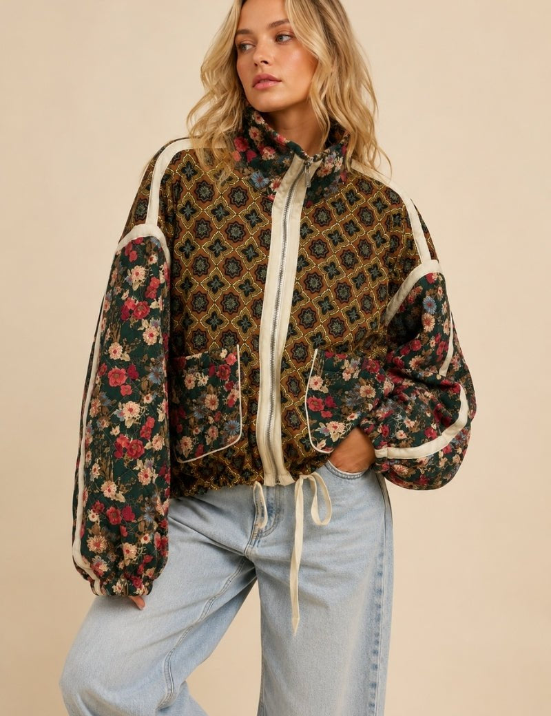 Tamarack Patchwork Quilted Bomber Jacket - Westly