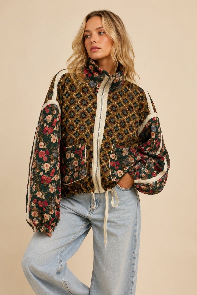 Tamarack Patchwork Quilted Bomber Jacket - Westly