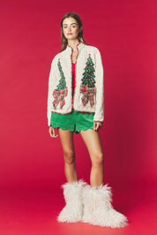 Tannenbaum Christmas Tree Quilted Jacket - Westly