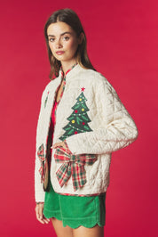 Tannenbaum Christmas Tree Quilted Jacket - Westly