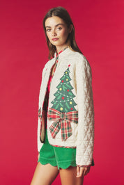 Tannenbaum Christmas Tree Quilted Jacket - Westly
