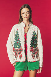 Tannenbaum Christmas Tree Quilted Jacket - Westly
