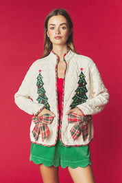 Tannenbaum Christmas Tree Quilted Jacket - Westly