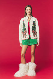 Tannenbaum Christmas Tree Quilted Jacket - Westly