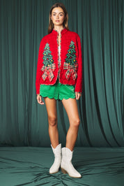 Tannenbaum Christmas Tree Quilted Jacket - Westly