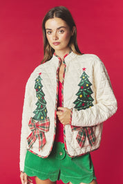 Tannenbaum Christmas Tree Quilted Jacket - Westly