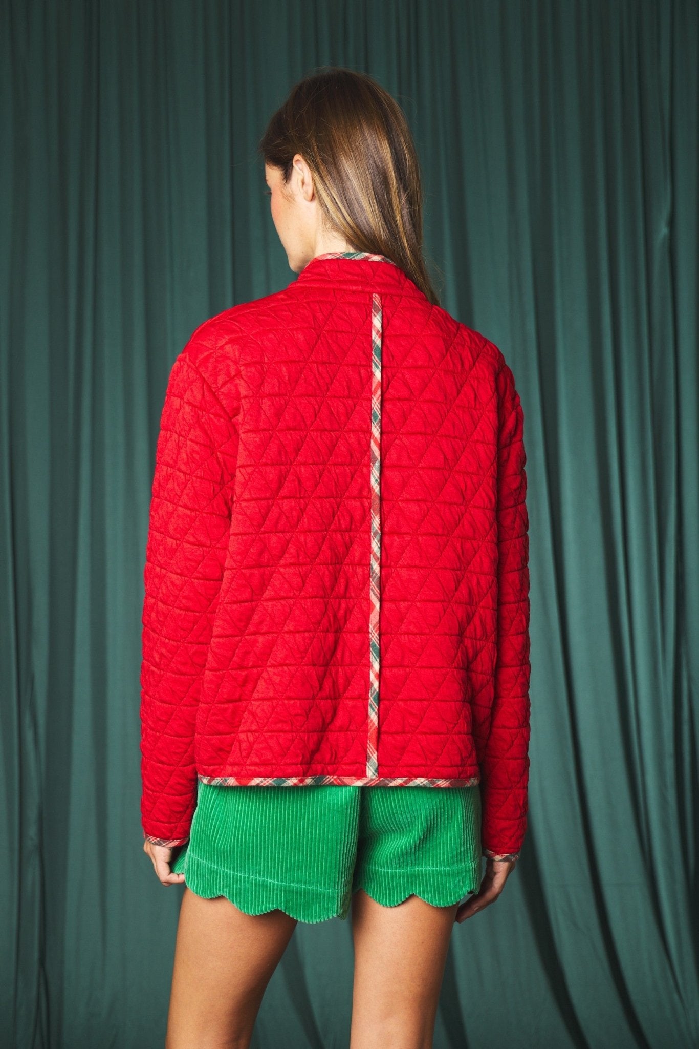 Tannenbaum Christmas Tree Quilted Jacket - Westly