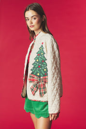 Tannenbaum Christmas Tree Quilted Jacket - Westly