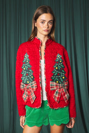 Tannenbaum Christmas Tree Quilted Jacket - Westly
