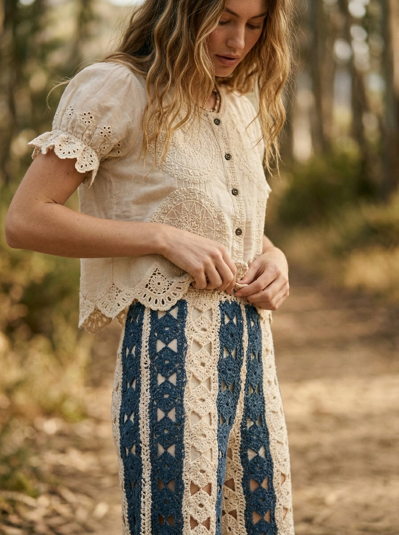 Tatum Crochet Pants - Westly