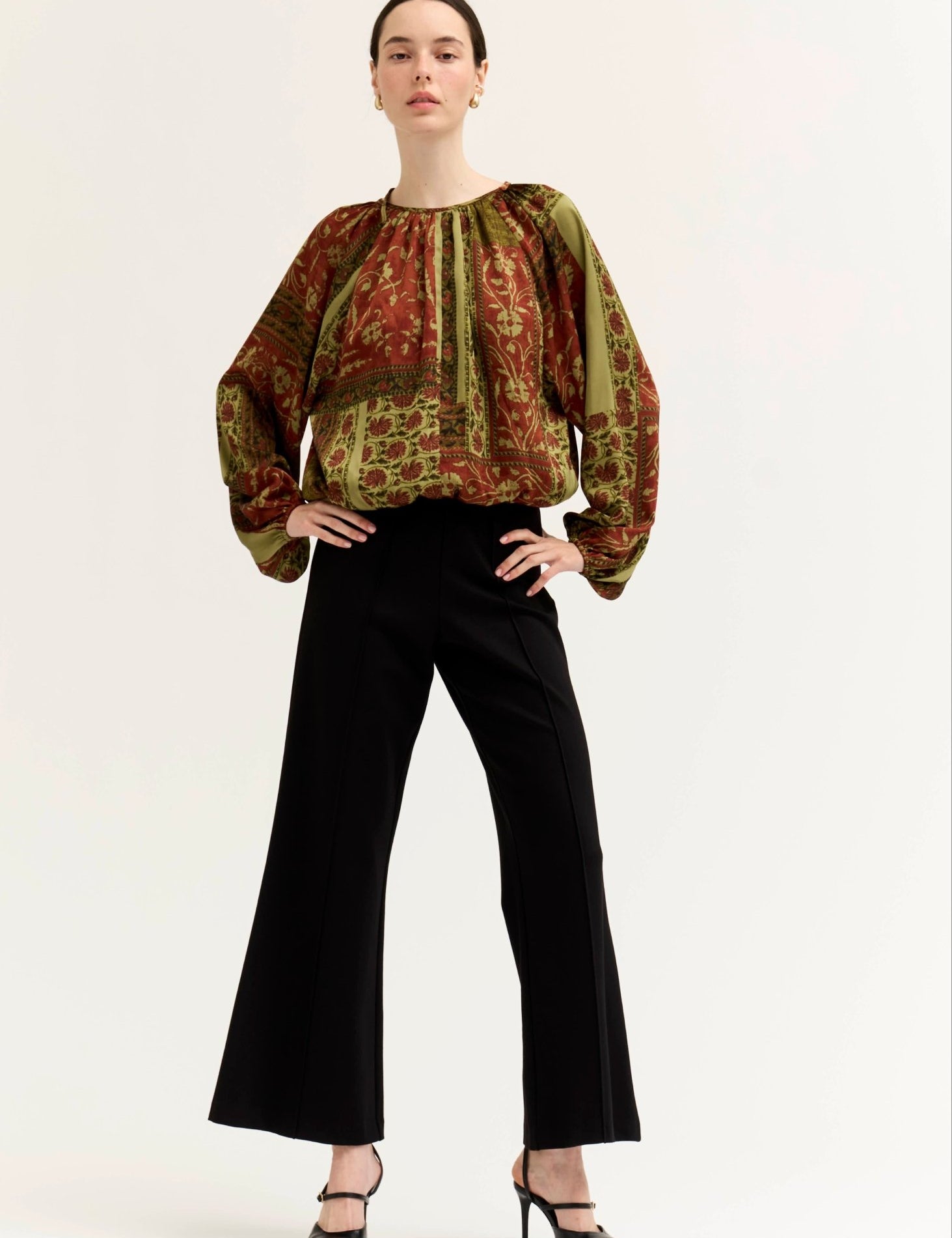 Tessera Bubble Hem Top - Westly