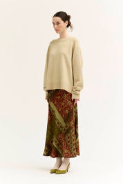 Tessera Printed Slip Skirt - Westly