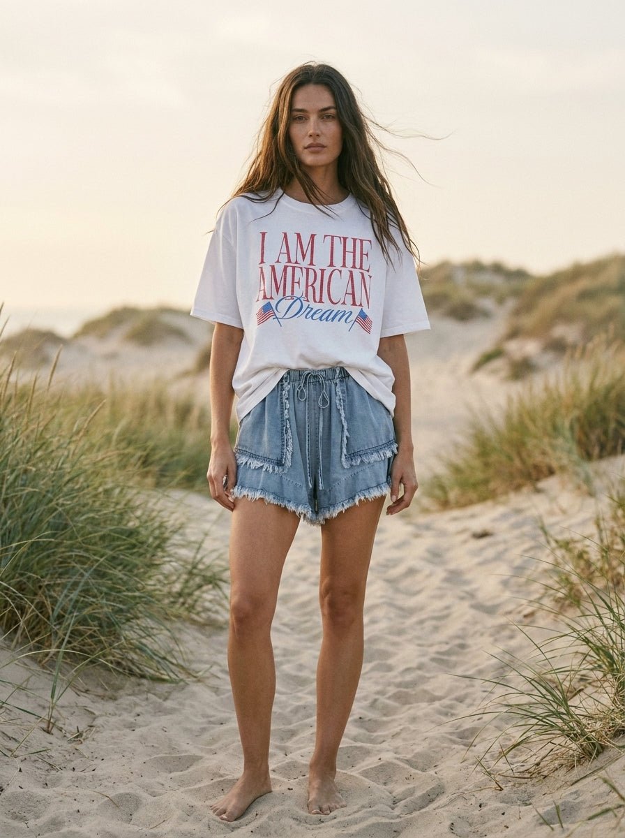 The American Dream Oversized Graphic Tee - Westly