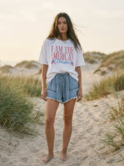 The American Dream Oversized Graphic Tee - Westly