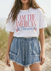 The American Dream Oversized Graphic Tee - Westly