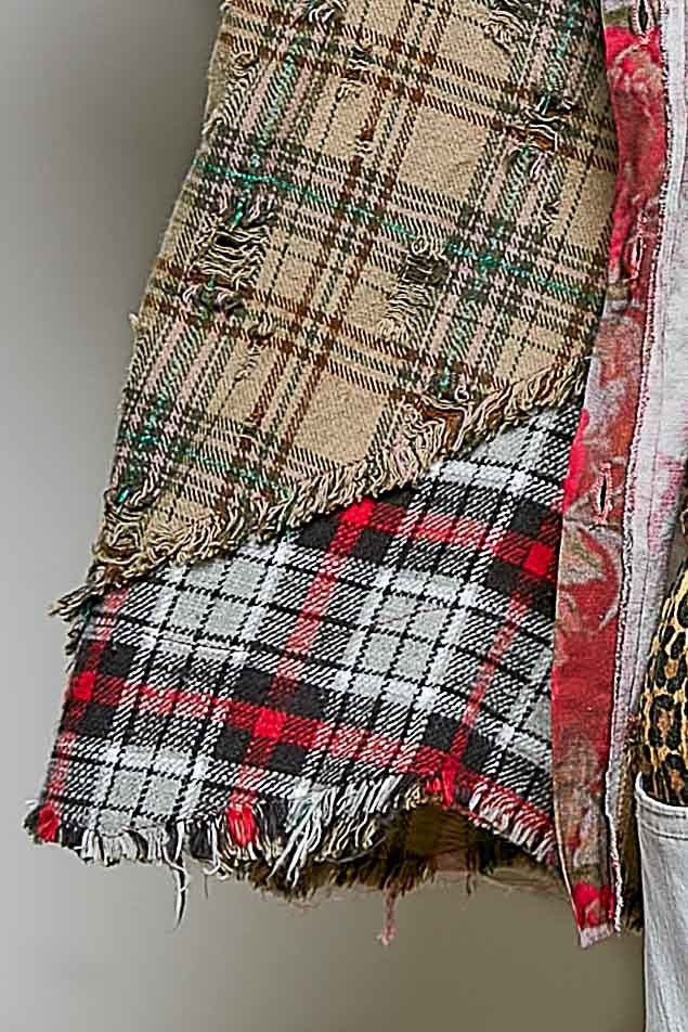 The Artisan Mixed Plaid Patchwork Shacket - Westly