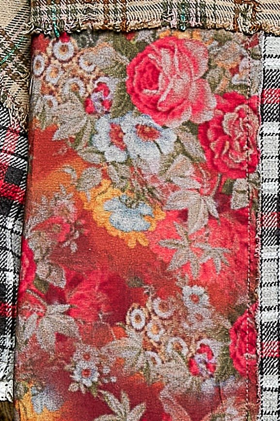 The Artisan Mixed Plaid Patchwork Shacket - Westly