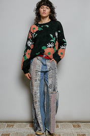 The Bloomer Floral Knit Sweater - Westly