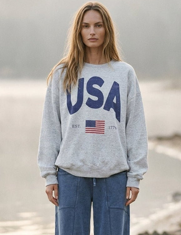 The Classic USA Graphic Sweatshirt - Westly