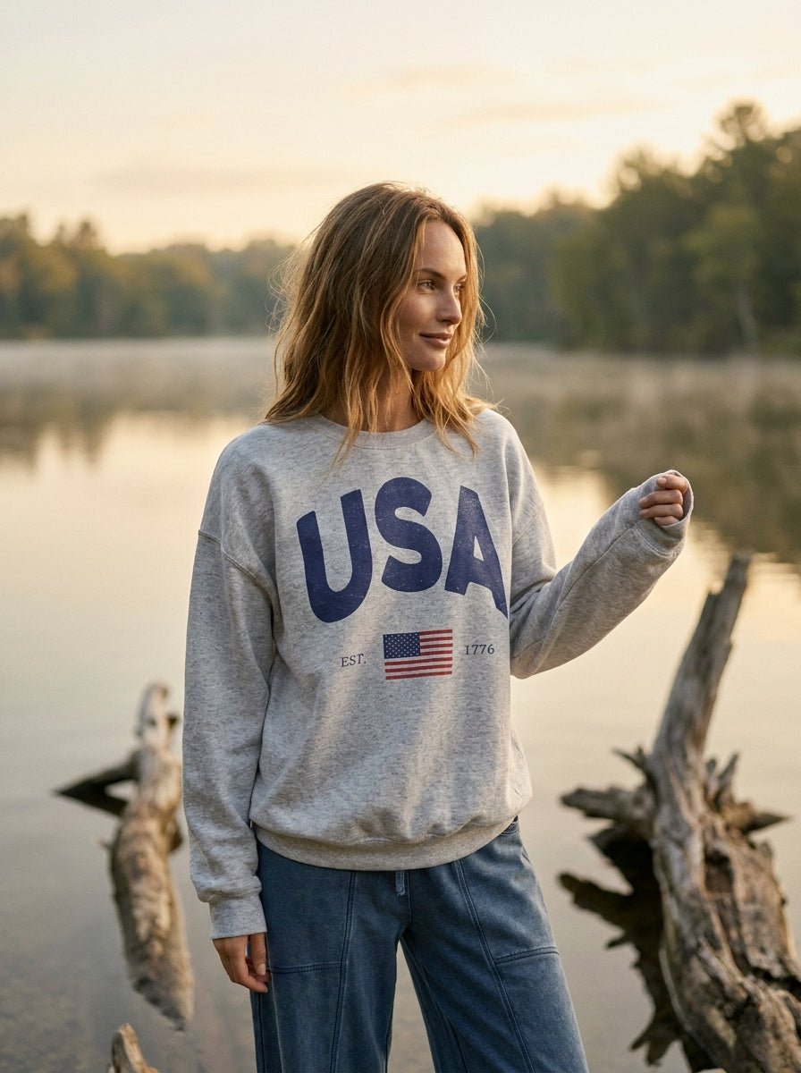 The Classic USA Graphic Sweatshirt - Westly