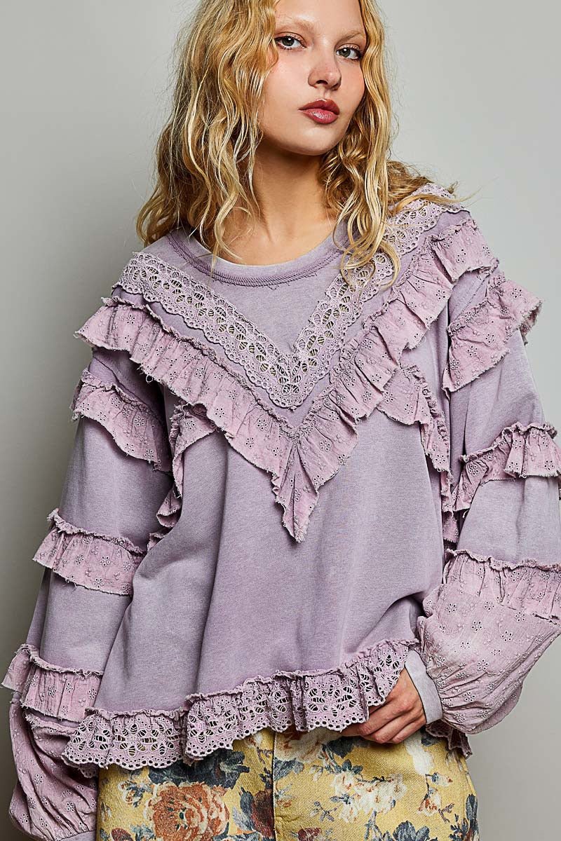 The Dreamer Balloon Sleeve Top - Westly