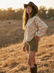 The Dreamer Balloon Sleeve Top - Westly