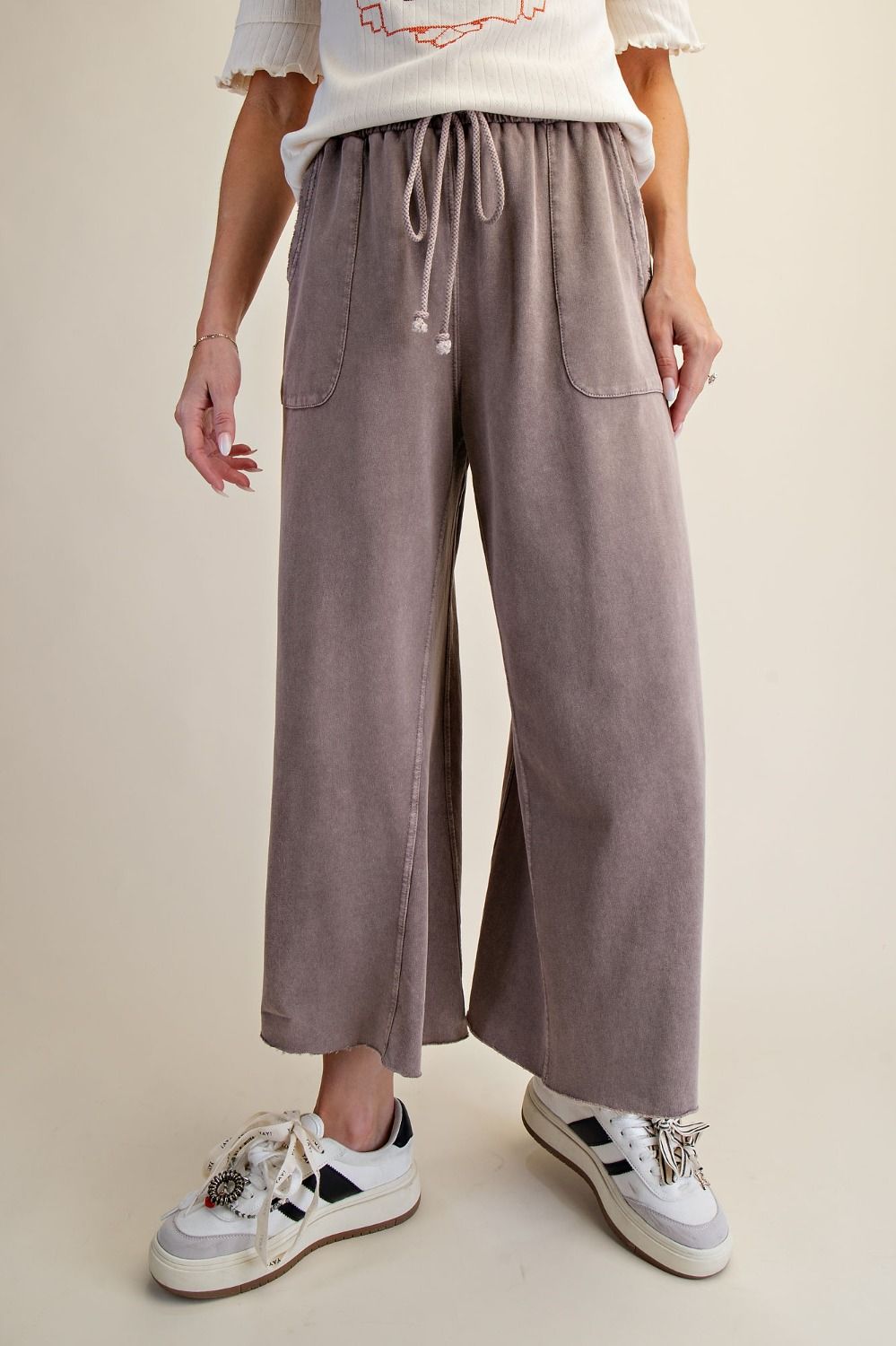 The Essential Mineral Washed Terry Sweatpants - Westly