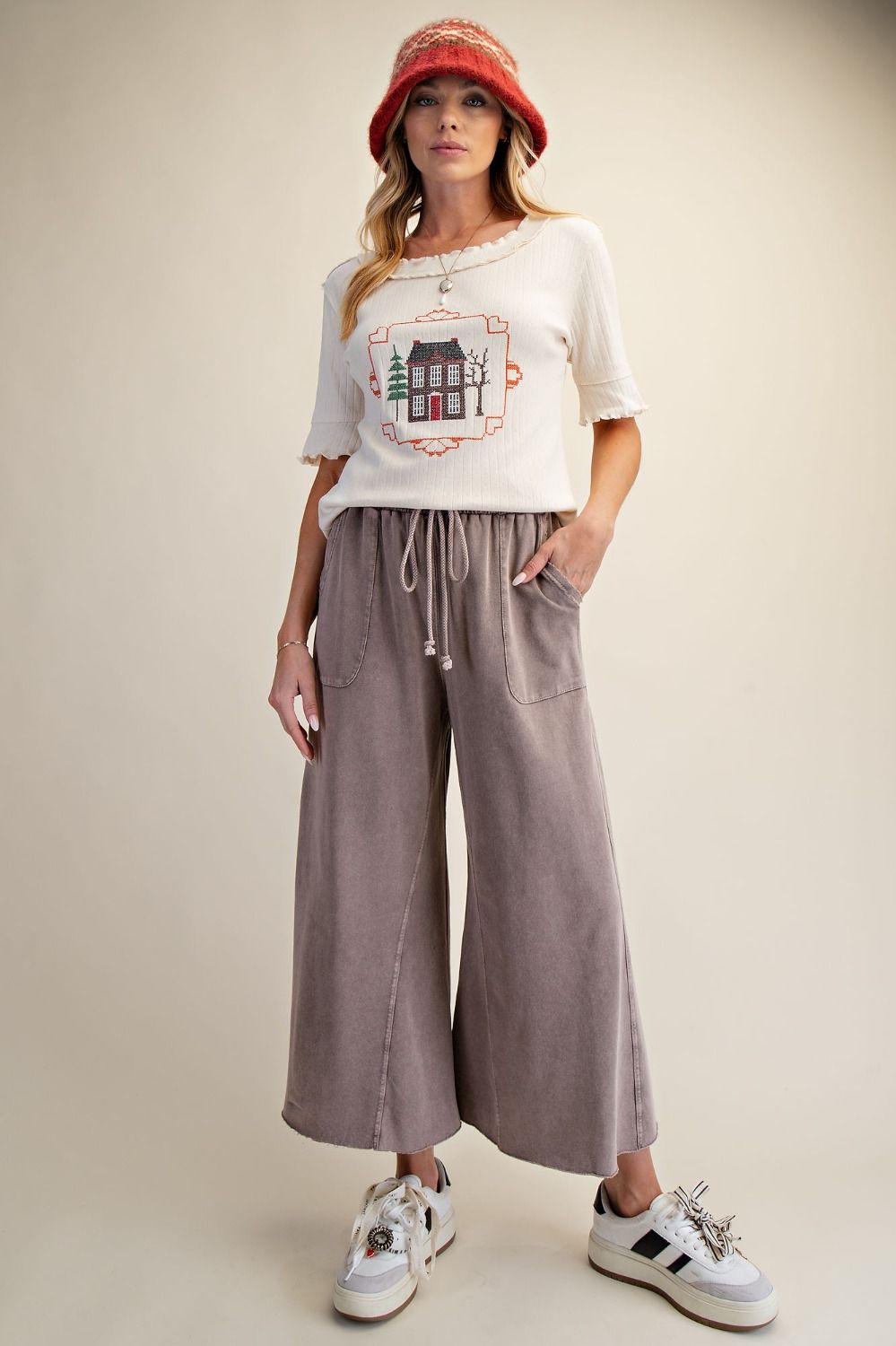 The Essential Mineral Washed Terry Sweatpants - Westly