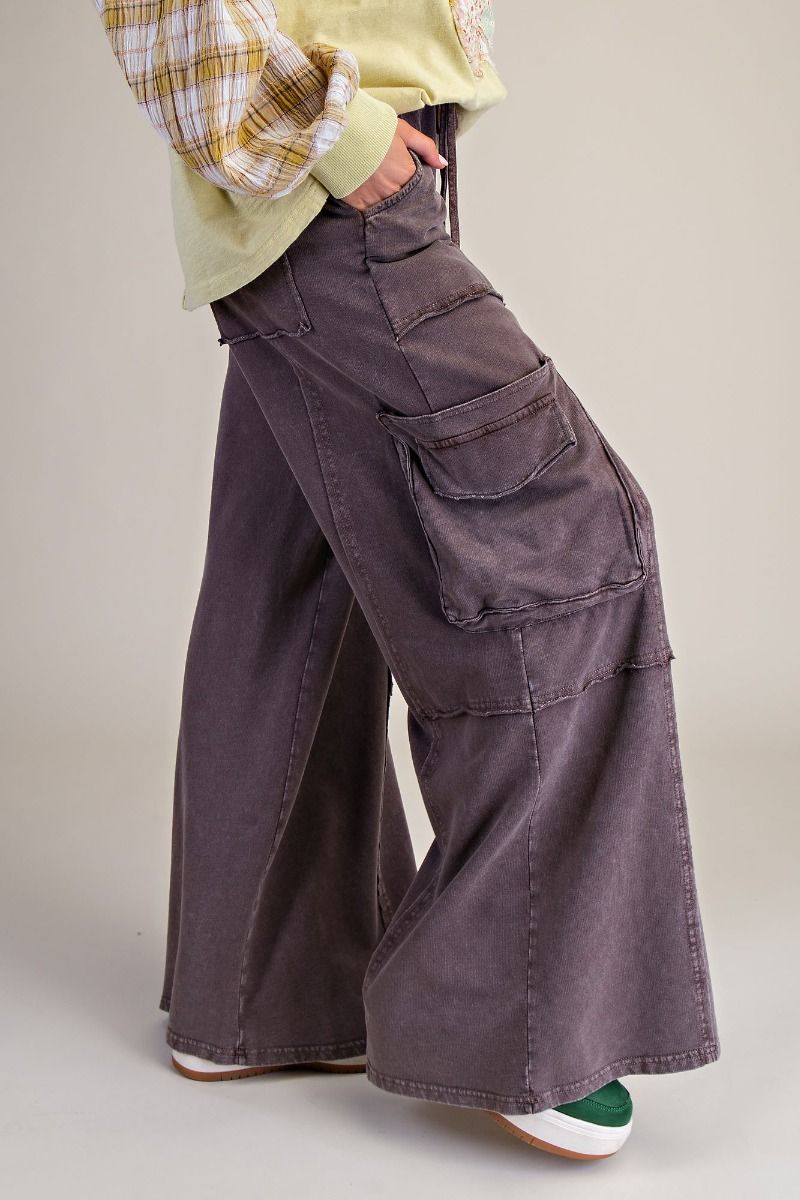 The Essential Ruffled Waistband Terry Knit Pants - Westly