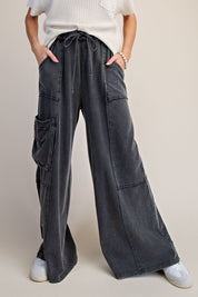 The Essential Ruffled Waistband Terry Knit Pants - Westly
