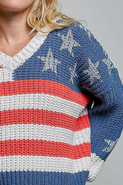 The Founder V-Neck Chenille Knit Sweater - Westly