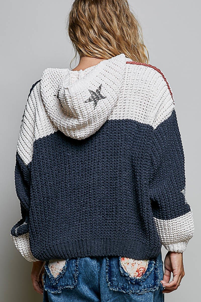 The Founder V-Neck Chenille Knit Sweater - Westly