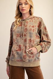 The Front Porch Washed Terry Hoodie - Westly