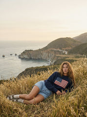 The Icon American Flag Stitch Sweater - Westly