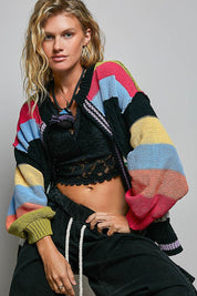 The Maker Balloon Sleeve Chenille Cardigan - Westly