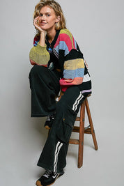 The Maker Balloon Sleeve Chenille Cardigan - Westly