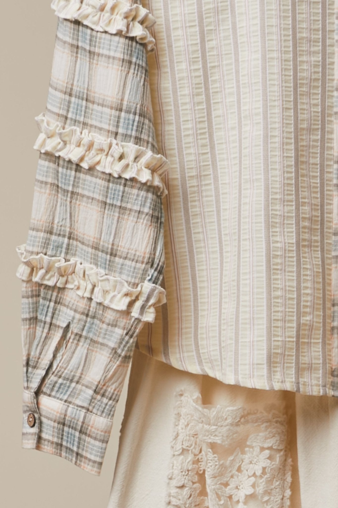 The Merchant Bohemian Lace Panel Shirt - Westly
