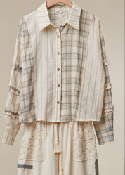 The Merchant Bohemian Lace Panel Shirt - Westly
