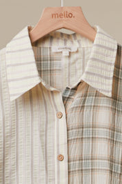 The Merchant Bohemian Lace Panel Shirt - Westly