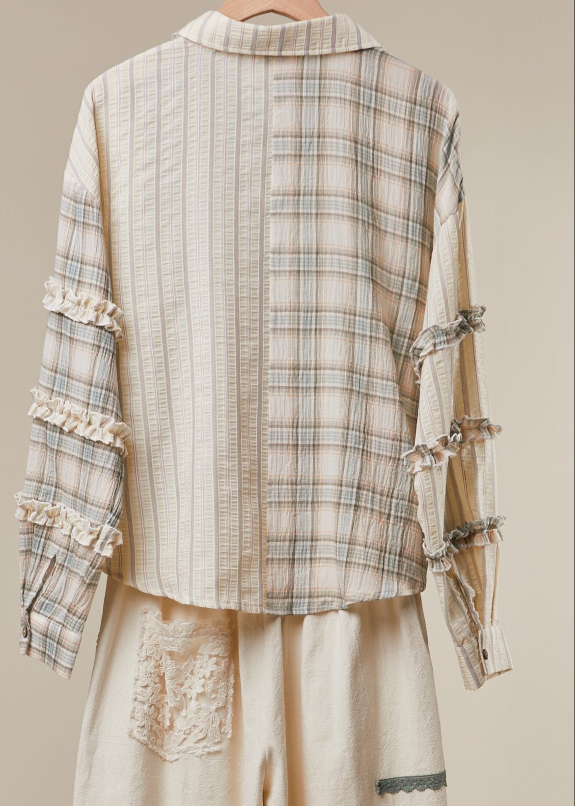The Merchant Bohemian Lace Panel Shirt - Westly