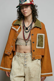 The Muse Contrast Denim Jacket - Westly