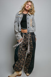 The Muse Contrast Denim Jacket - Westly