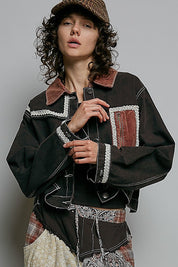 The Muse Contrast Denim Jacket - Westly